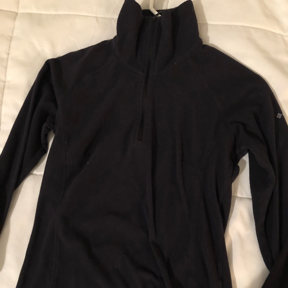 Black Columbia 1/3 zip pullover